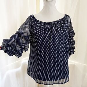 Ruffle sleeves blouse Size Medium